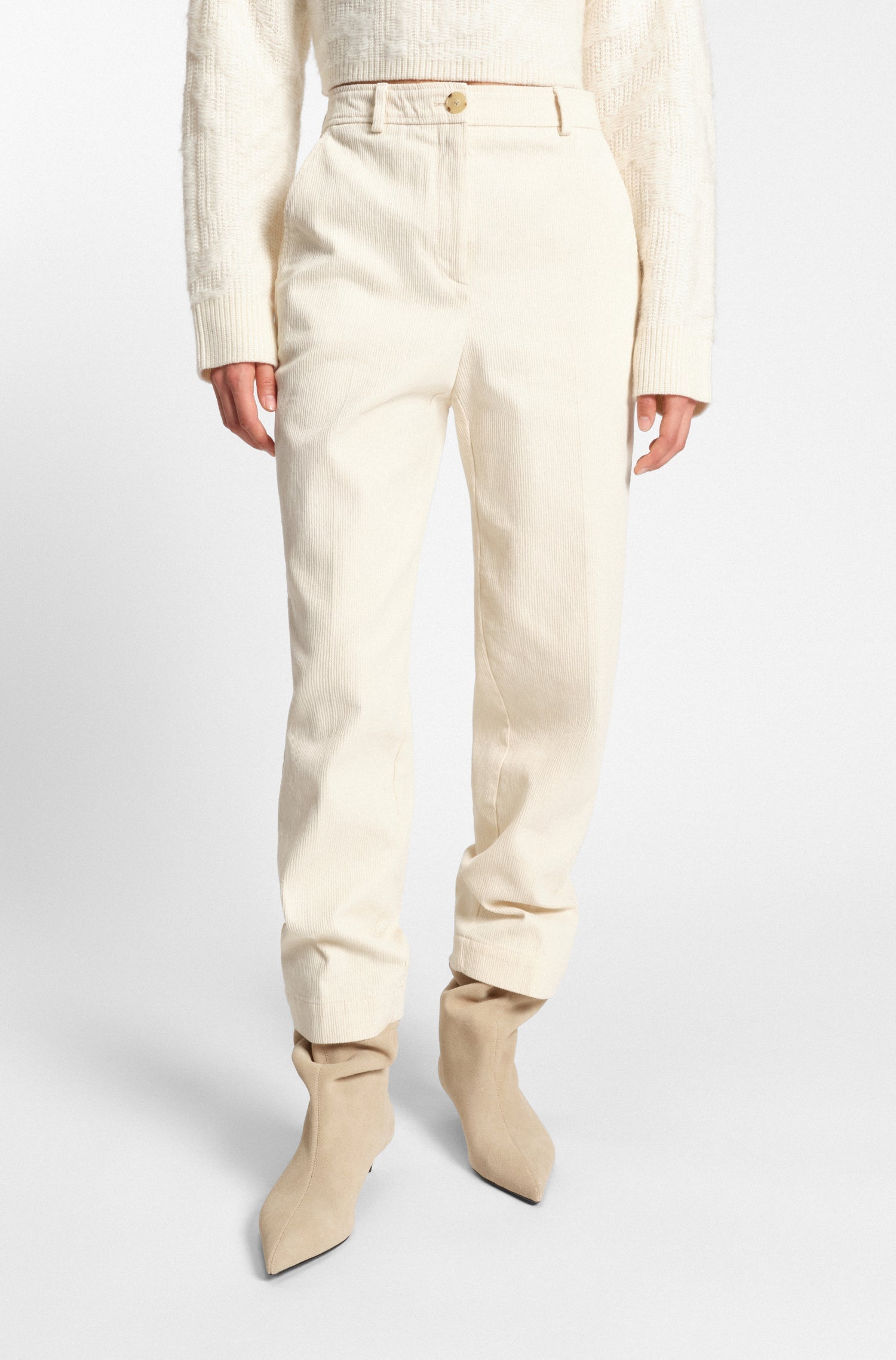 OPEN WHITE // FORMAL TROUSERS TECARINO2-W
