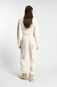 OPEN WHITE // FORMAL TROUSERS TECARINO2-W