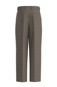 Pantalon de costume Fedix à carreaux en laine mélangée - Medium Beige