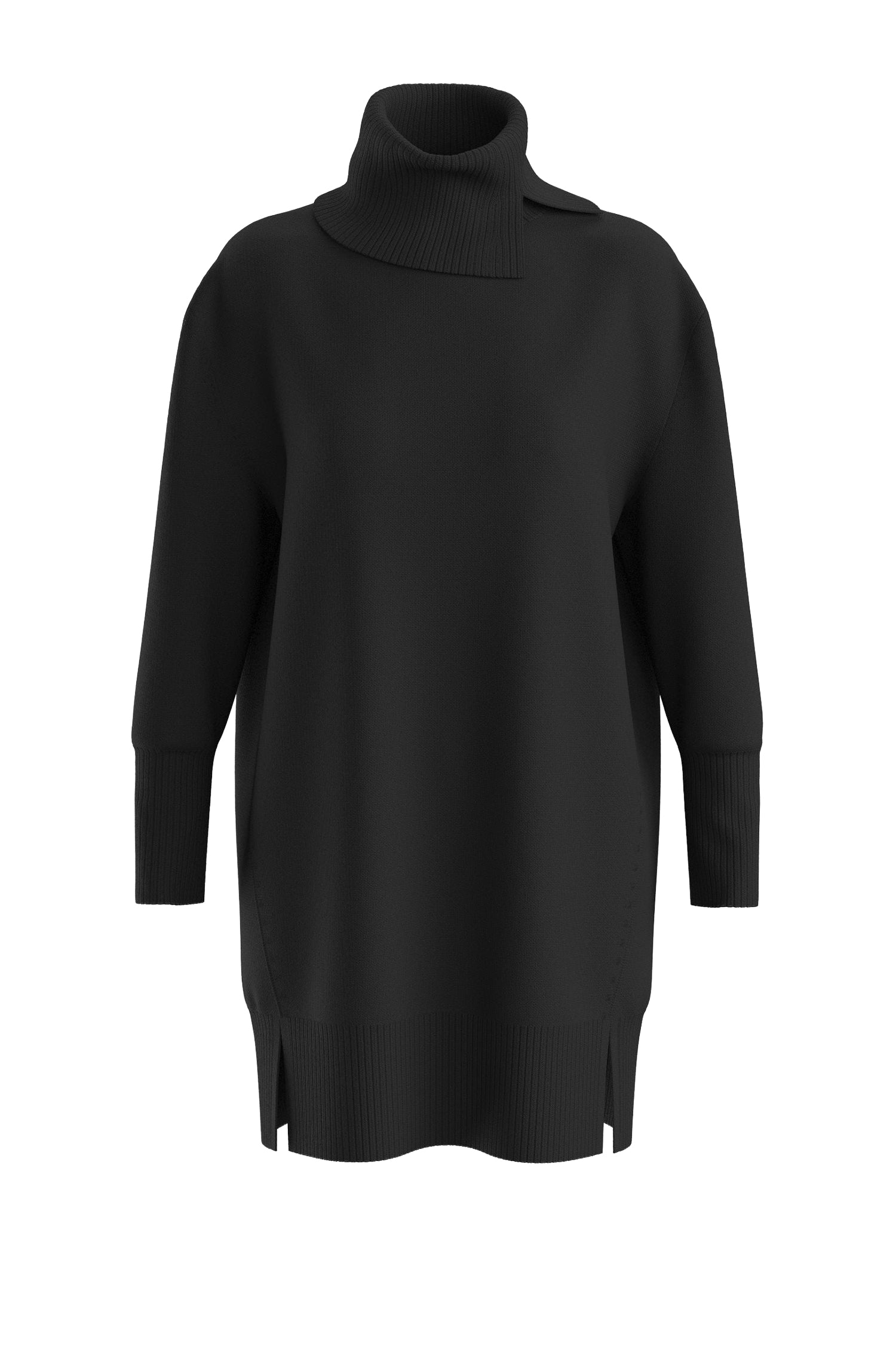 Feringatessa wool dress - Black