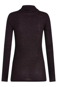 DARK PURPLE // CASUAL TOPS EVALEGA