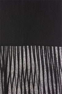 Wool dress with balloon sleeves - Black