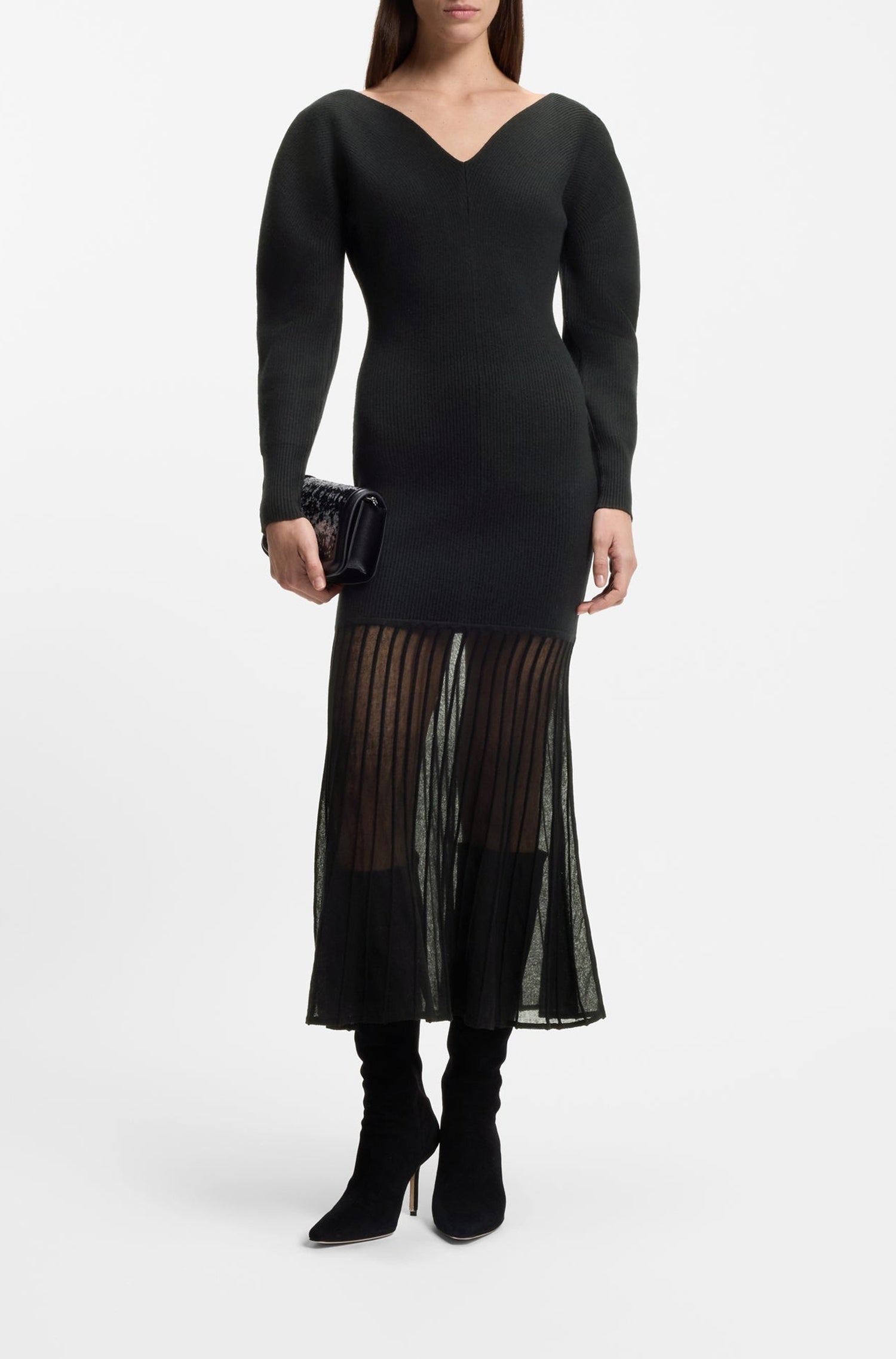 BLACK // KNITTED DRESSES FULENTI