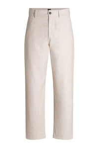 LIGHT BEIGE // CASUAL TROUSERS CHINO-ST
