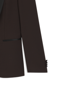 DARK BROWN // SUITS H-HUGE-2PCS-TUXS-254