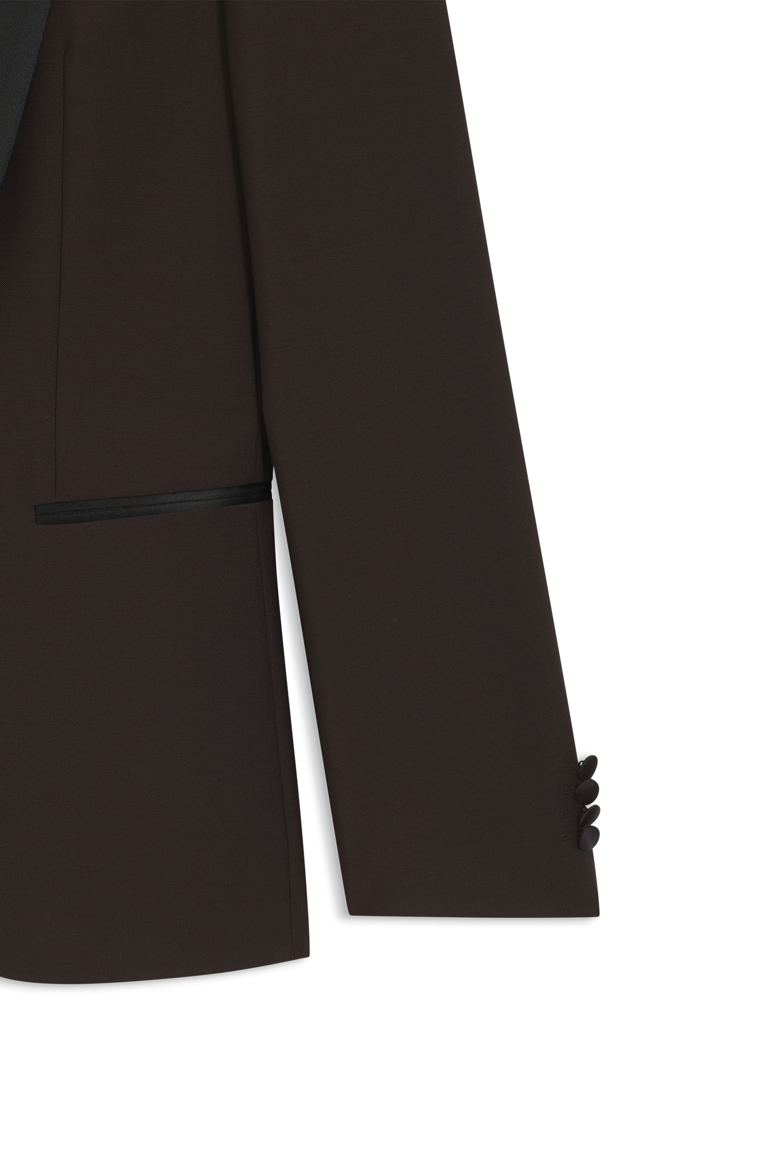 DARK BROWN // SUITS H-HUGE-2PCS-TUXS-254