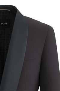DARK BROWN // SUITS H-HUGE-2PCS-TUXS-254