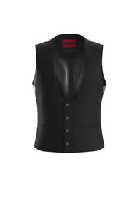BLACK // WAISTCOATS VIN254E1X