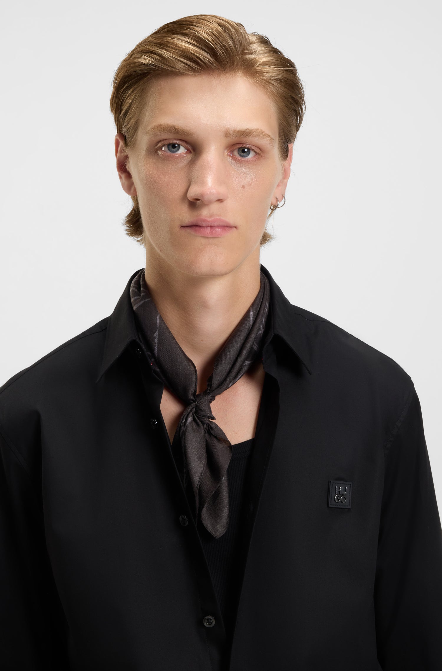 BLACK // SCARVES BANDANA CM 60X60