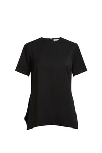 Short Sleeve Lightweight Stretch Top - Black
