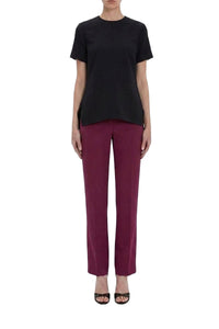 Short Sleeve Lightweight Stretch Top - Black