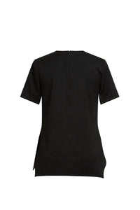 Short Sleeve Lightweight Stretch Top - Black