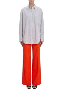 Wide Leg Trouser - Flame Red