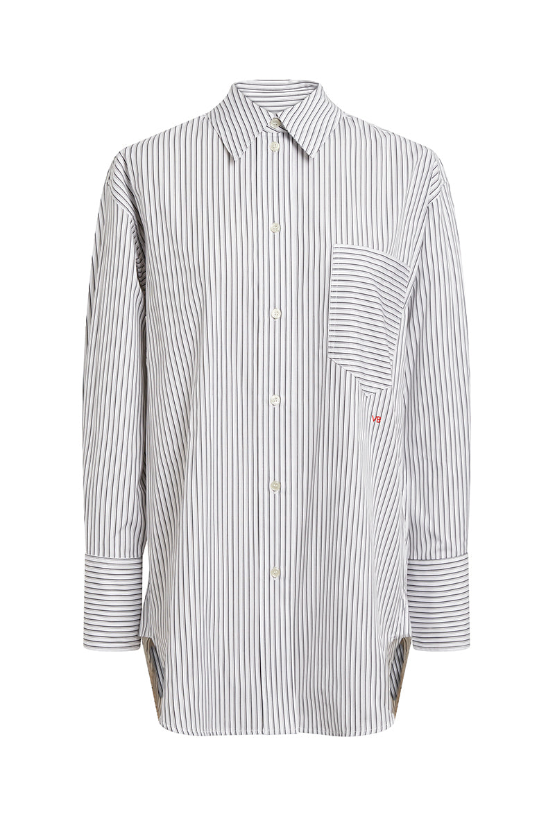Oversized Shirt - White/Black