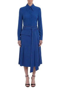 Fitted Blouse - Cobalt