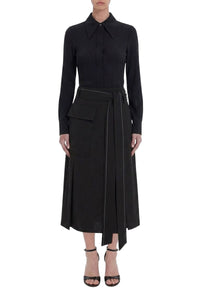 Trench Skirt - Black