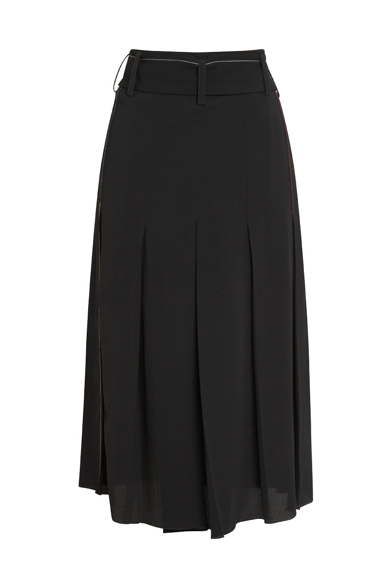 Trench Skirt - Black
