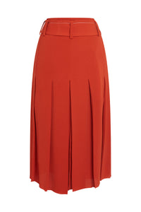 Trench Skirt - Brick