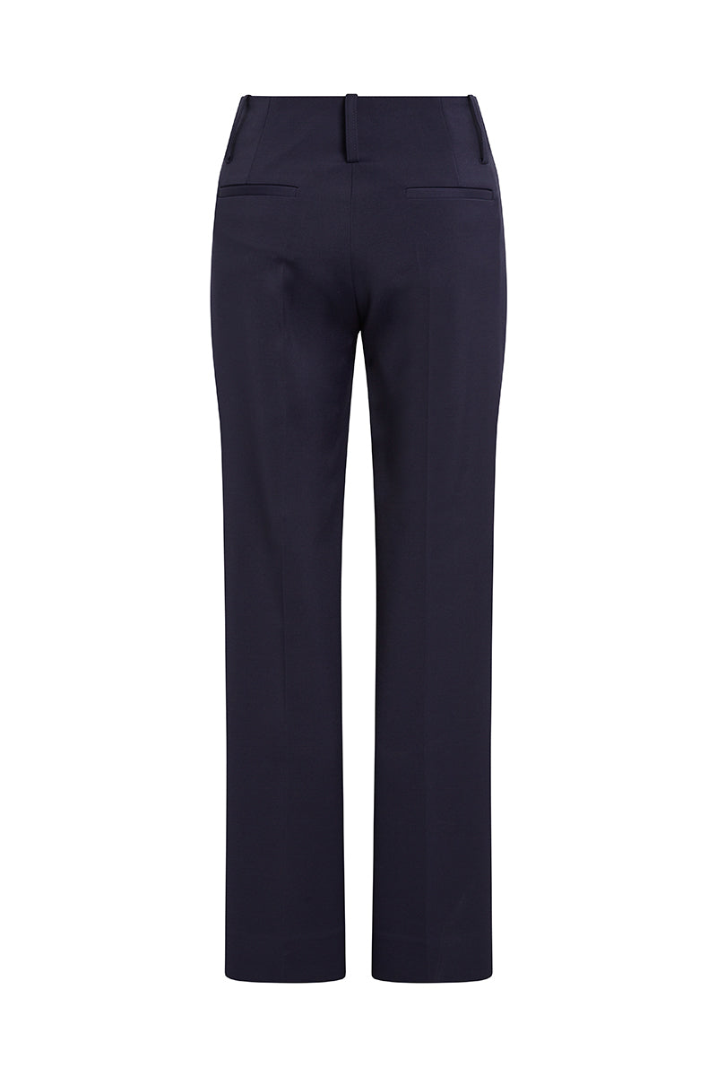 V Front Cropped Trouser - Midnight