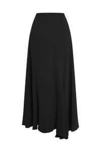 Spiral Seam Skirt - Black