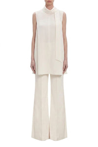 Sleeveless Mini Shift - Daisy White