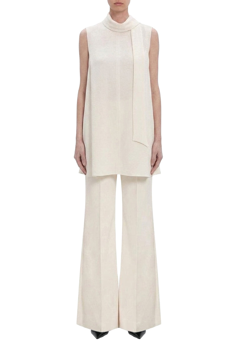 Wide Leg Trouser - Cream