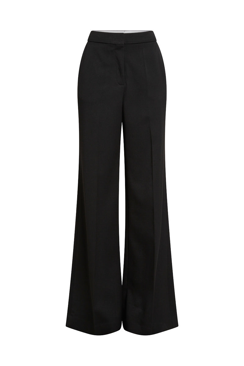 Wide Leg Trouser - Black