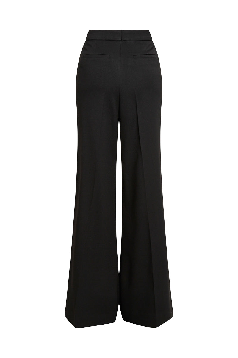 Wide Leg Trouser - Black