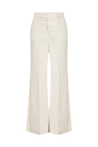 Wide Leg Trouser - Cream