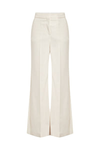 Wide Leg Trouser - Cream