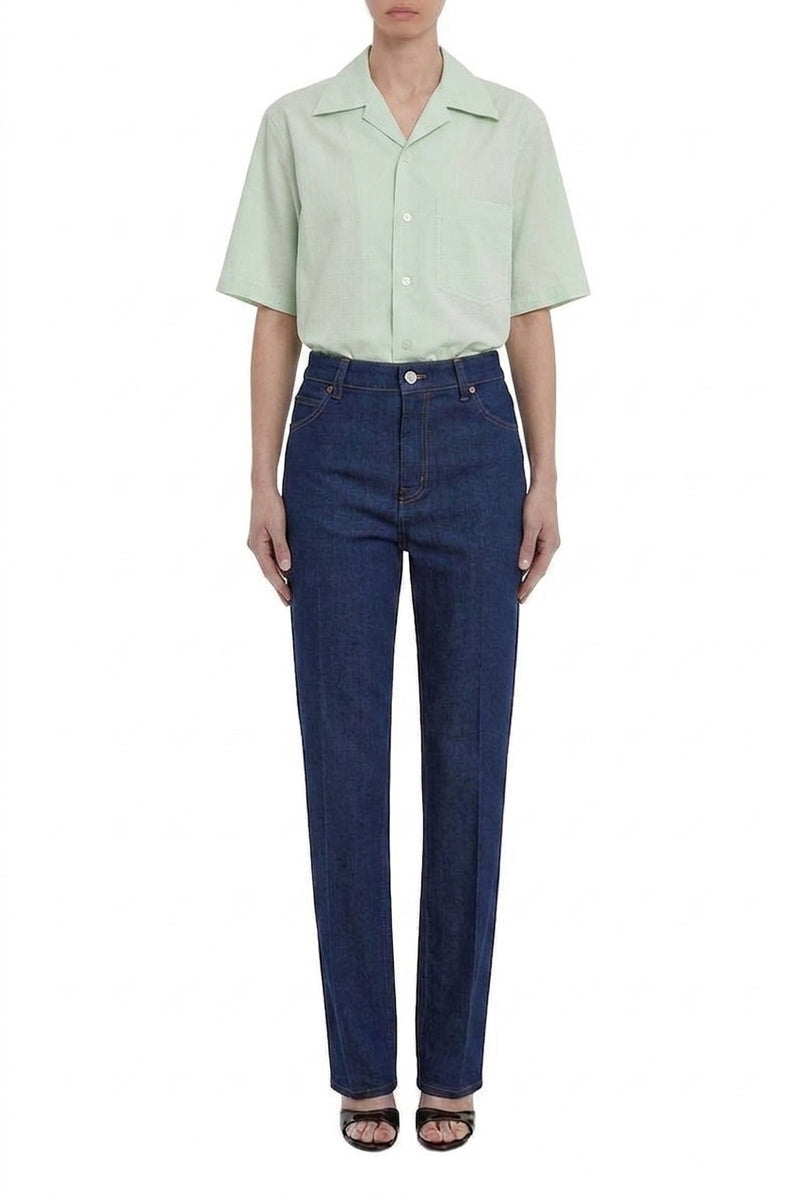 Short Sleeve Pyjama Shirt - Turquoise