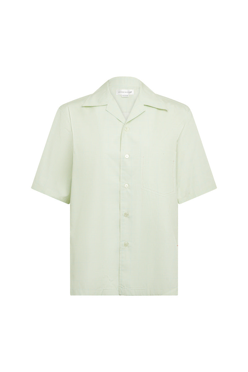 Short Sleeve Pyjama Shirt - Turquoise