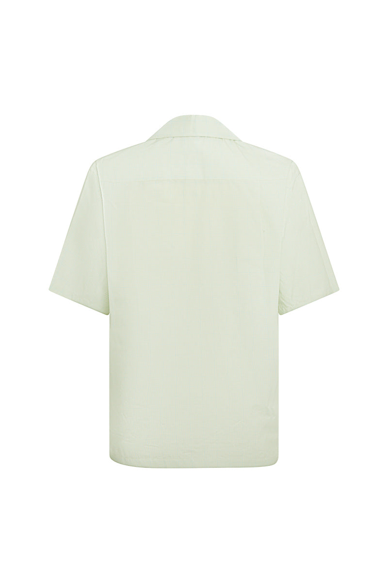 Short Sleeve Pyjama Shirt - Turquoise