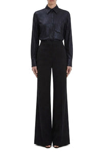 Wide Leg Trouser - Black