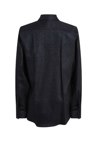 Pointed Collar Shirt - Navy/Black