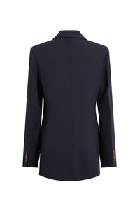 Slim Double Breasted Jacket - Midnight