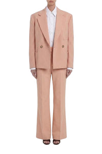 70S Cropped Flare - Peach