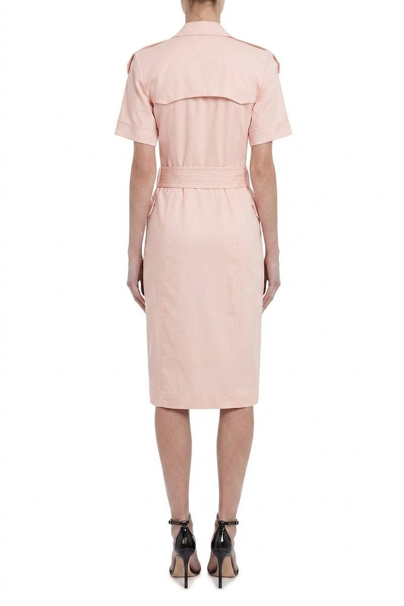 Utility Shirt Dress - Pearl