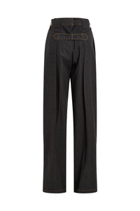 Cargo Jean - Black Herringbone