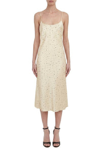 Cami Midi Length - Aged Ivory/Black