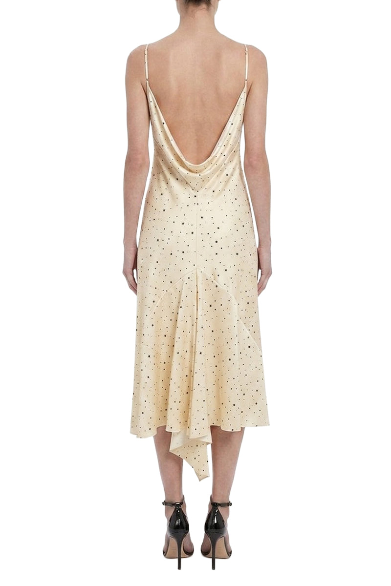 Cami Midi Length - Aged Ivory/Black