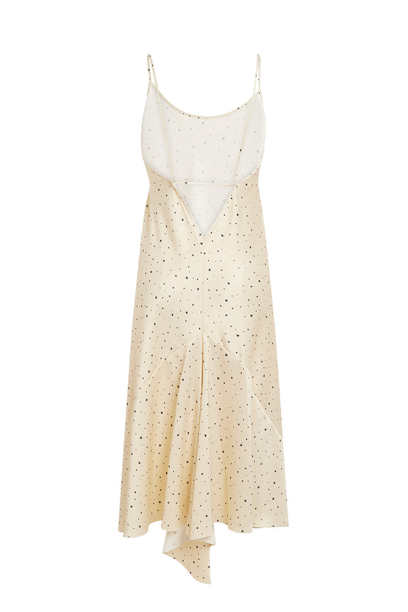 Cami Midi Length - Aged Ivory/Black