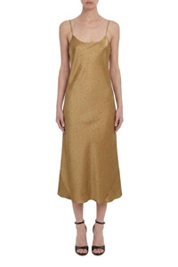 Cami Midi Length - Sandstone/Satsuma Red