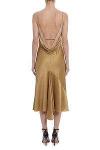 Cami Midi Length - Sandstone/Satsuma Red