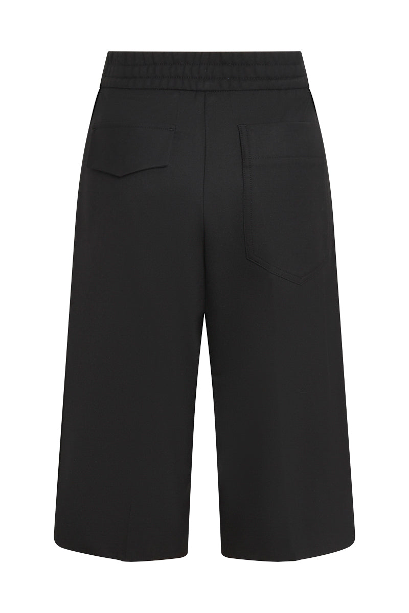 Waistband Detailed Tailored Short - Black