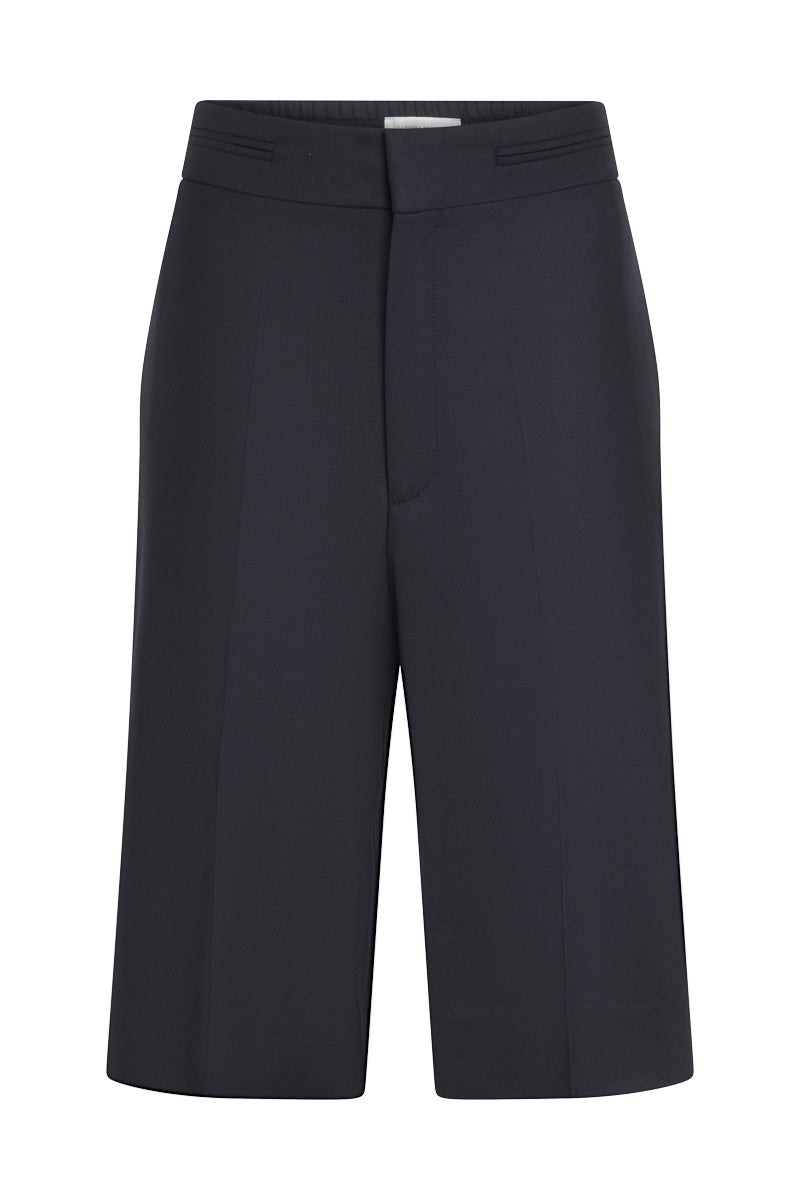 Waistband Detailed Tailored Short - Midnight