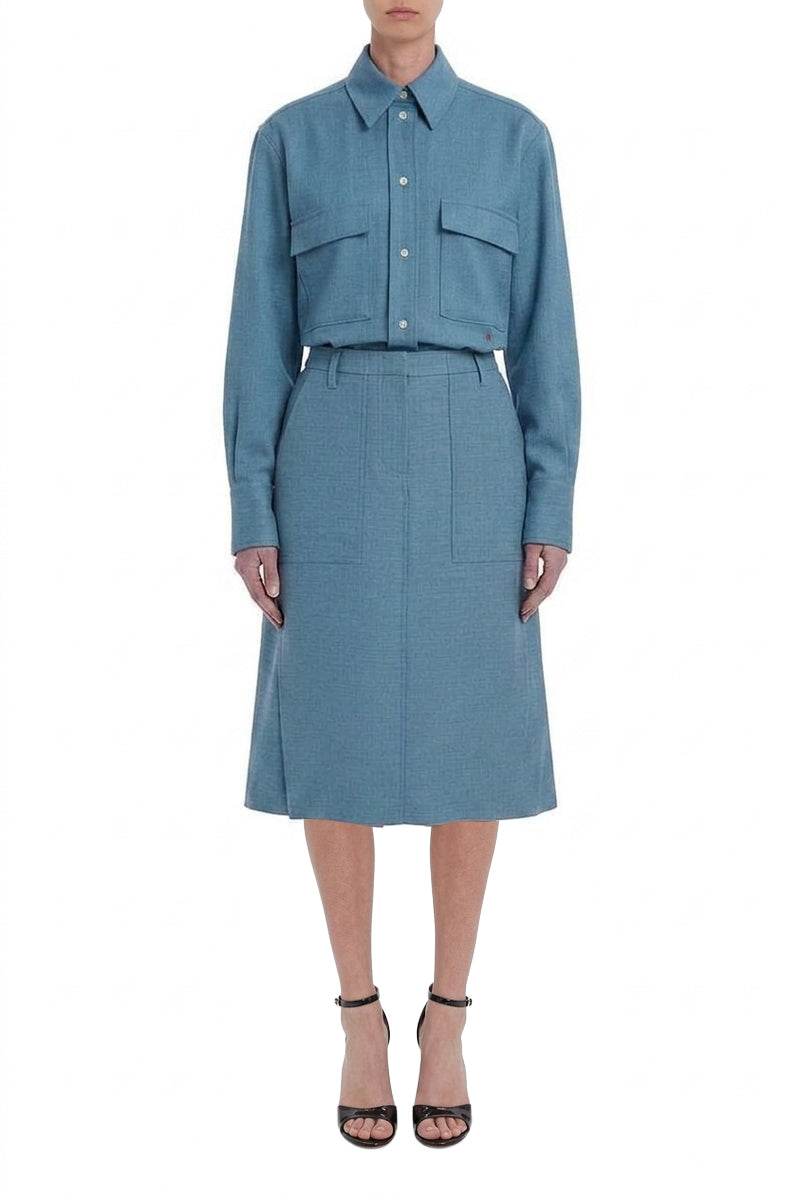 Utility Skirt - Storm Blue