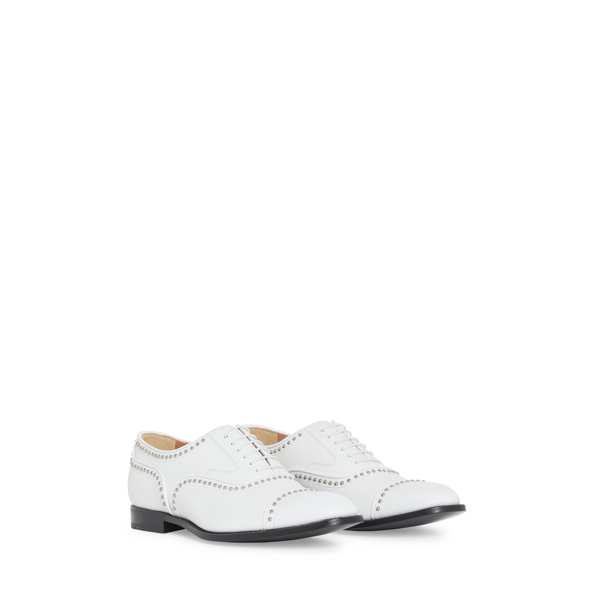 Anna Stud Loafers - Prestige White