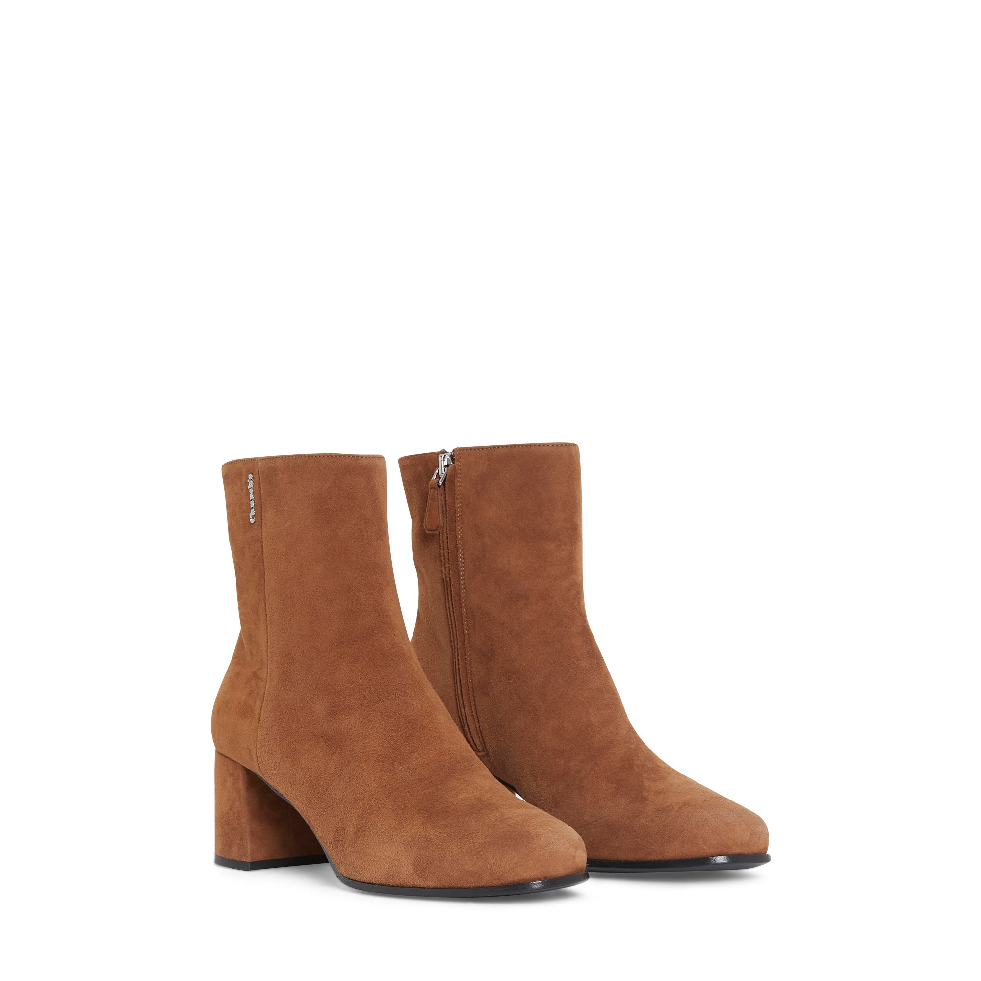 Bottines Eve 55 - Tabac Velours