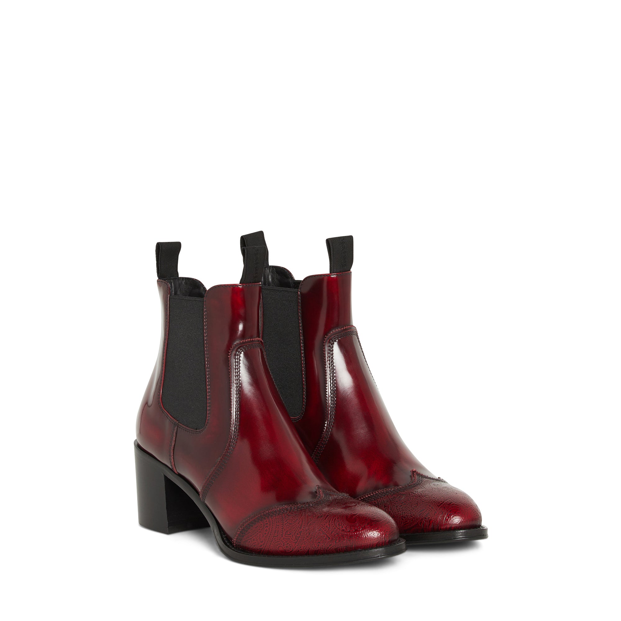 Bottines Eve 55 - Scarlet Arabesque Poli